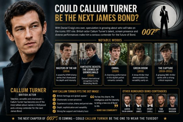 callum turner james bond