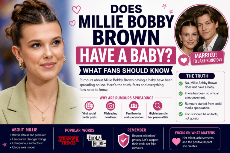 millie bobby brown baby