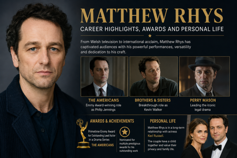 Matthew Rhys: Career Highlights, Awards and Personal Life